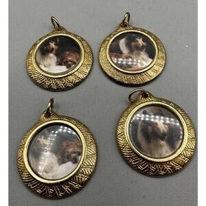 Pendant Photo PTL Gold Tone .75 Inch Diameter Replace Personal Photo